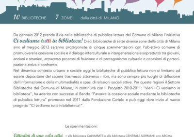 Ci vediamo tutti in biblioteca Teatro Sguardo Oltre Milano